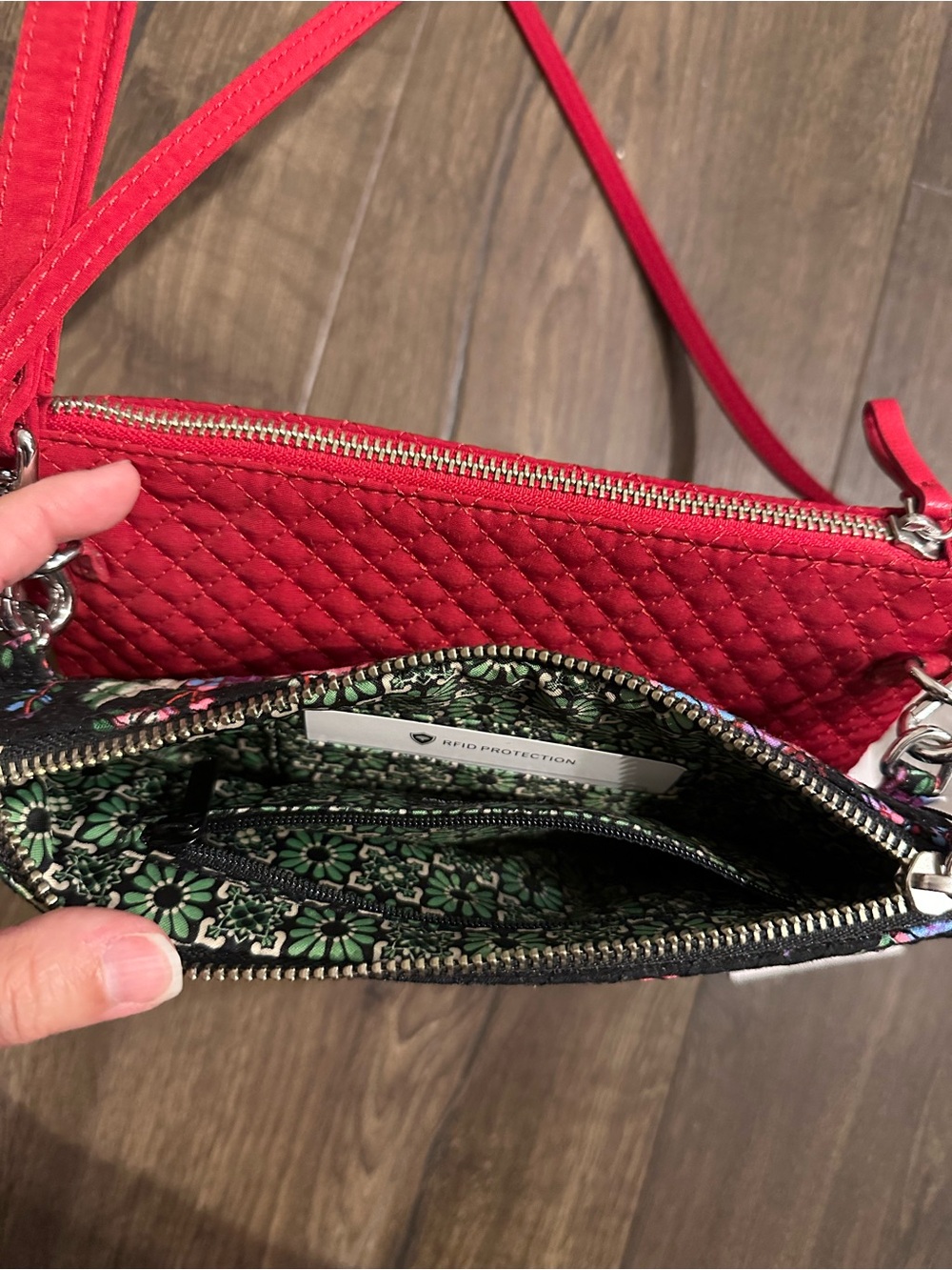 2for1 Vera Bradley Iconic RFID Custom Crossbody Bag & Wristlet - Picture 5 of 9